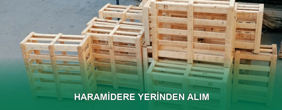 Haramidere Yerinden Palet Toplama
